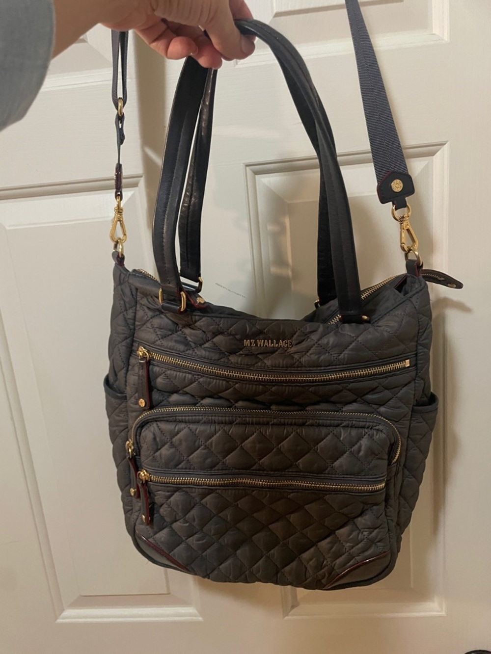 MZ Wallace grey nylon bag - Picture 2 of 4